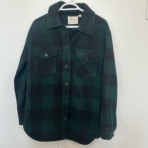 RD Style Forest and Black Plaid Jacket